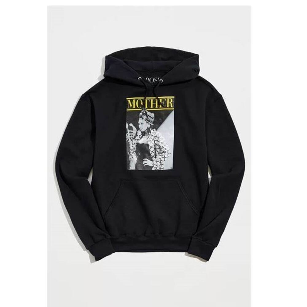URBAN OUTFITTERS POSE NWT NIP $69 Mother Black Hoodie Size M